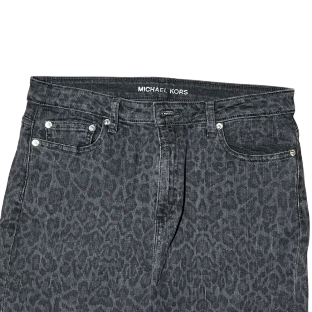 Dark Animal Print Jeans Black/Grey - Picture 3 of 7